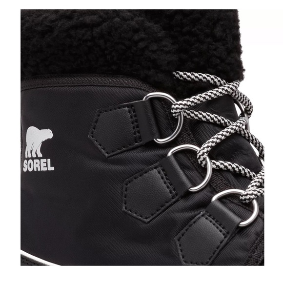 Sorel Explorer Carnival Nylon Winter Boots - Black - Picture 2 of 13